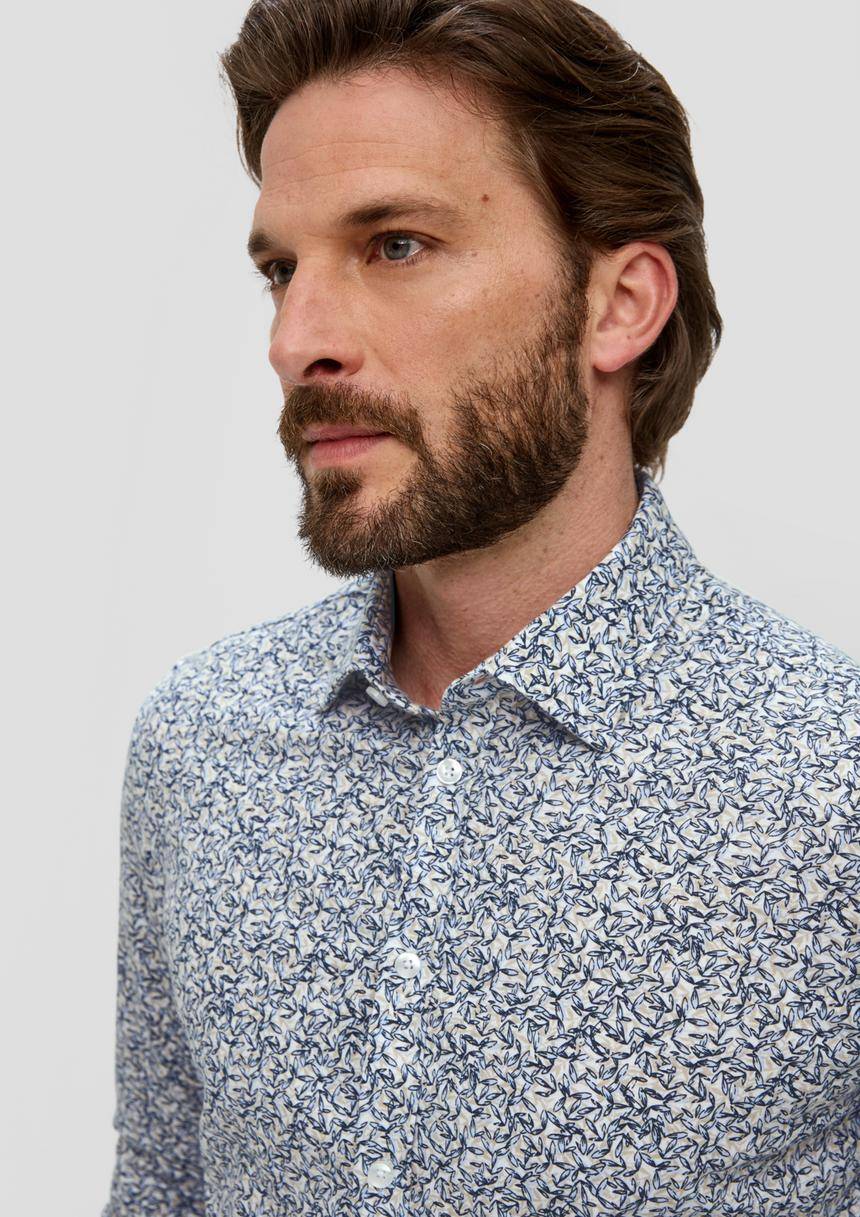 S.Oliver Jerseyhemd Mit All-over-Print