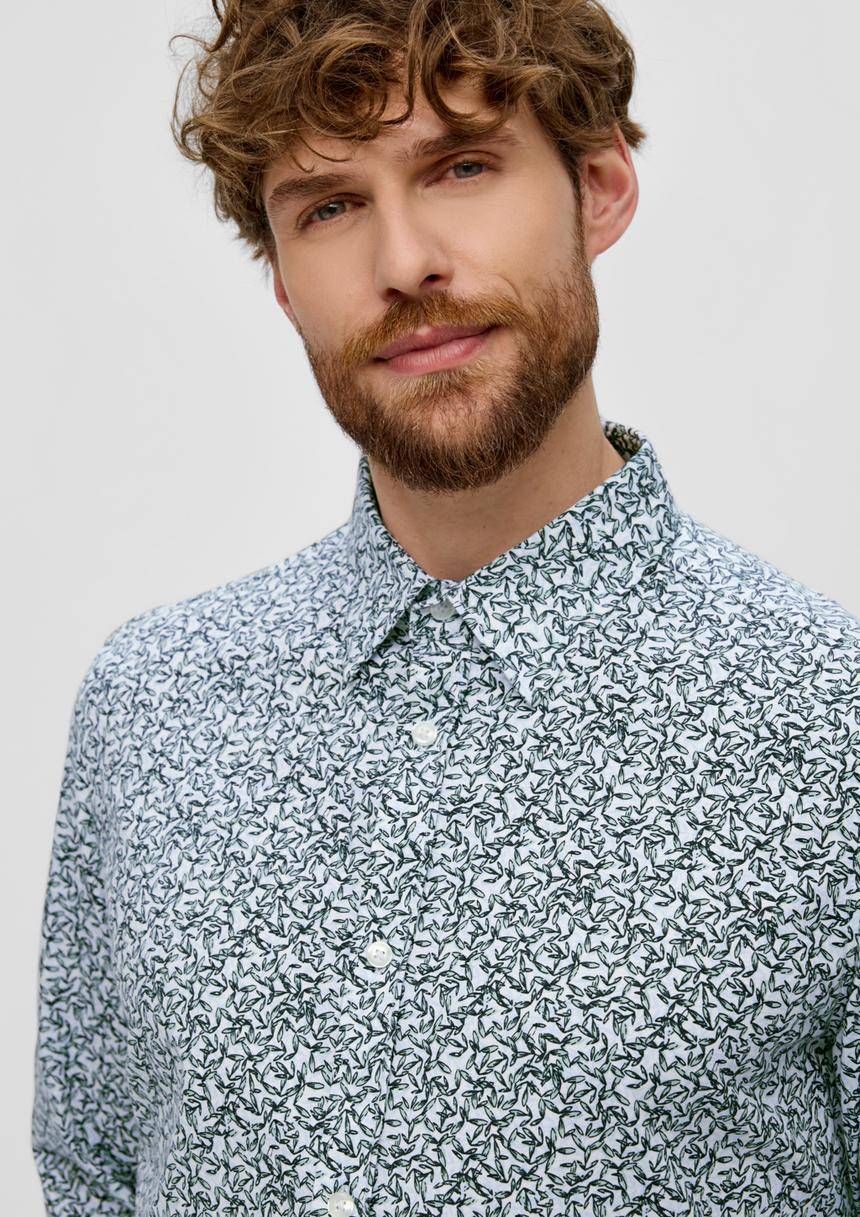 S.Oliver Jerseyhemd Mit All-over-Print