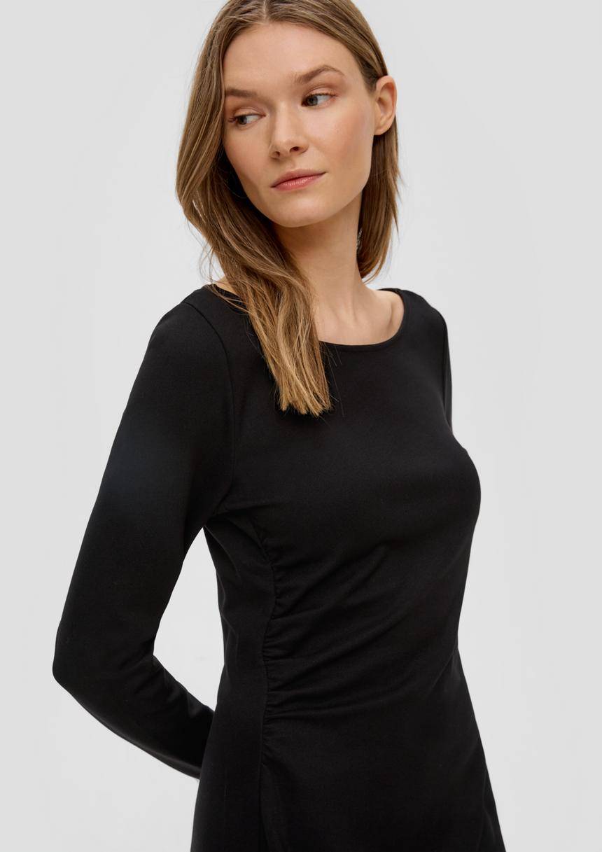 S.Oliver Jerseykleid Aus Viskosemix