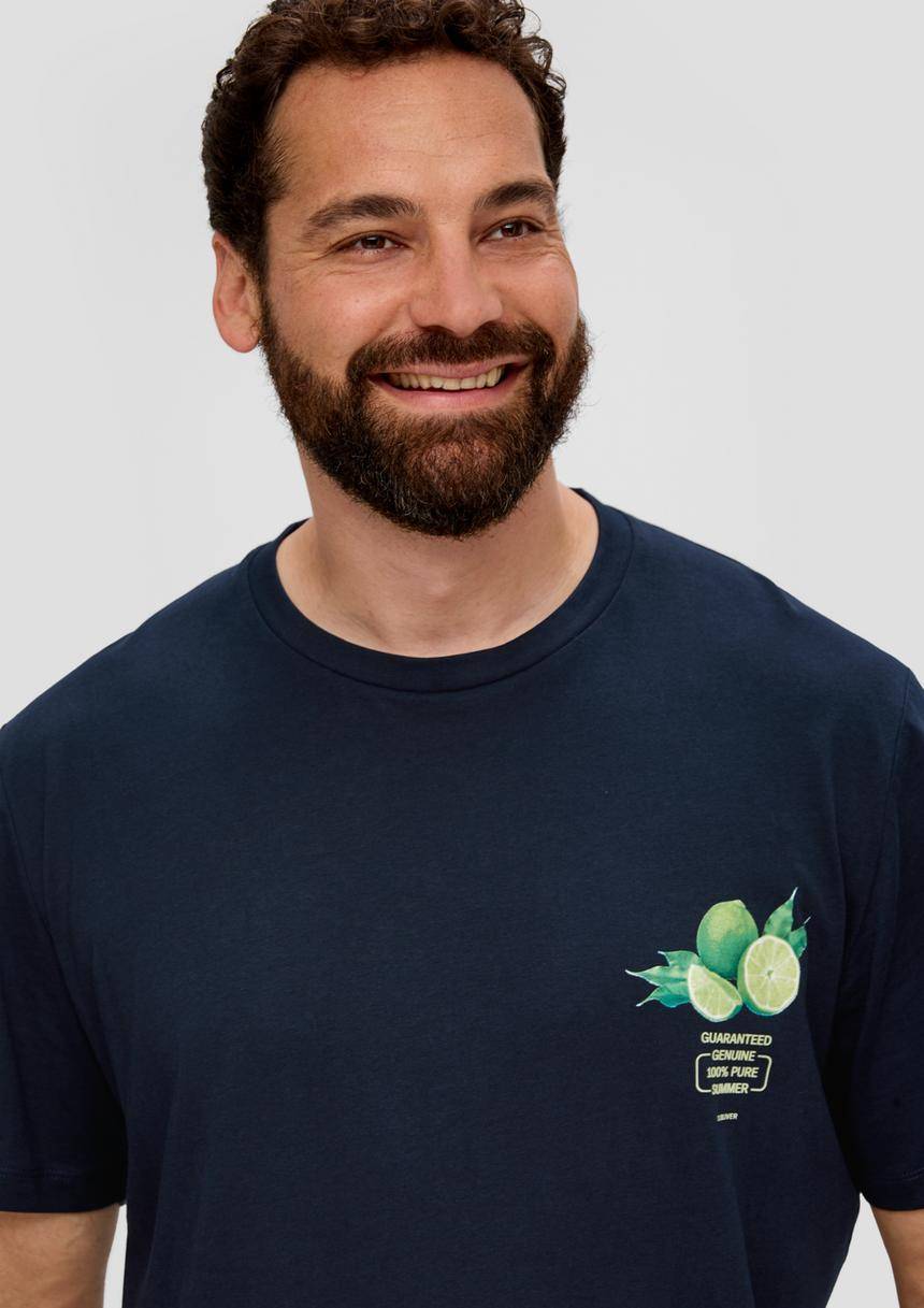 S.Oliver Jerseyshirt Mit Artwork