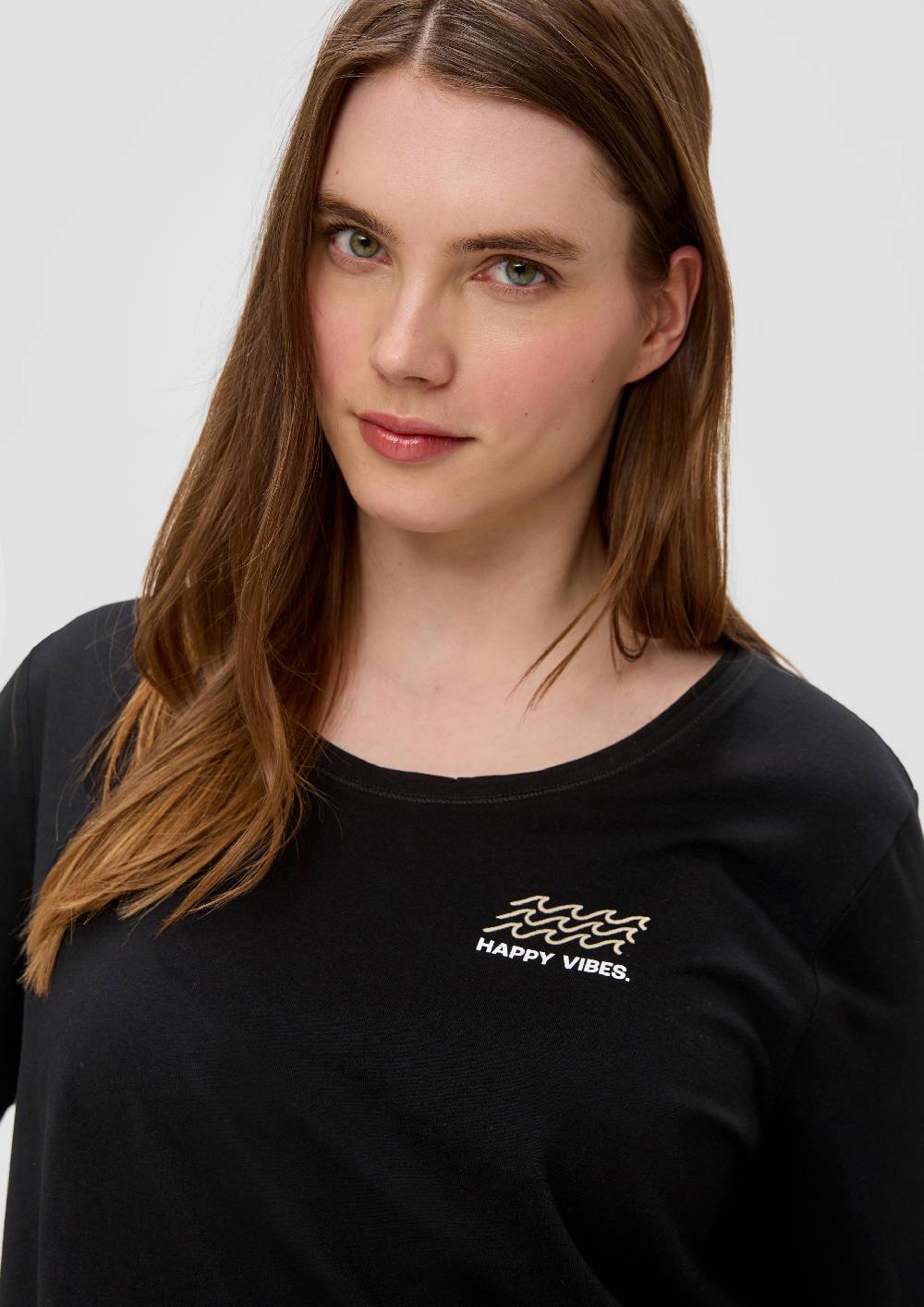 S.Oliver Jerseyshirt Mit Printdetail