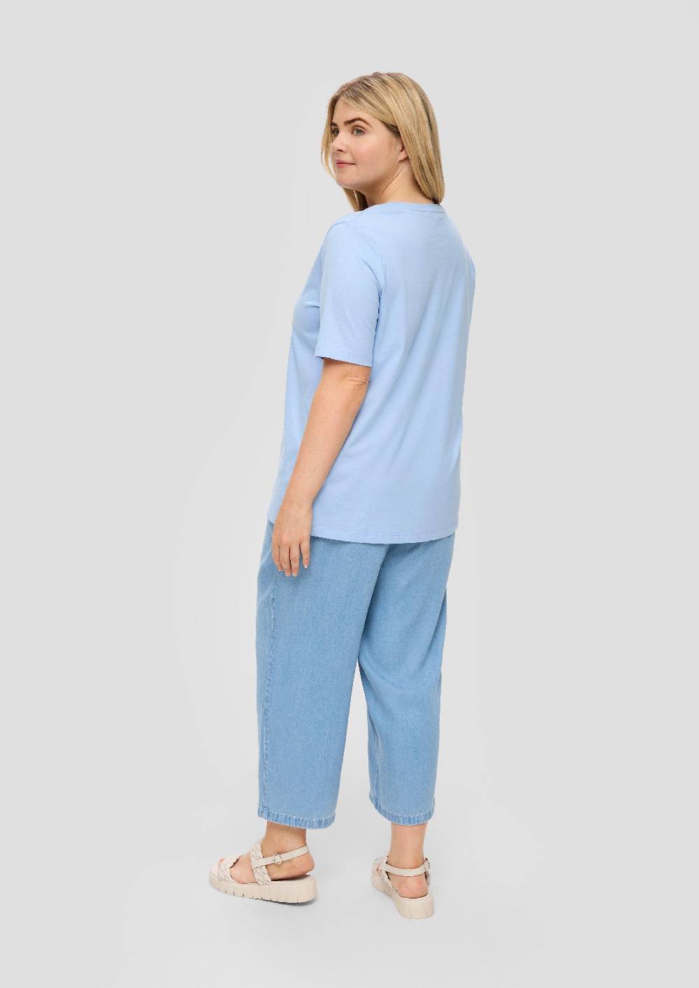 S.Oliver Jerseyshirt Mit Printdetail