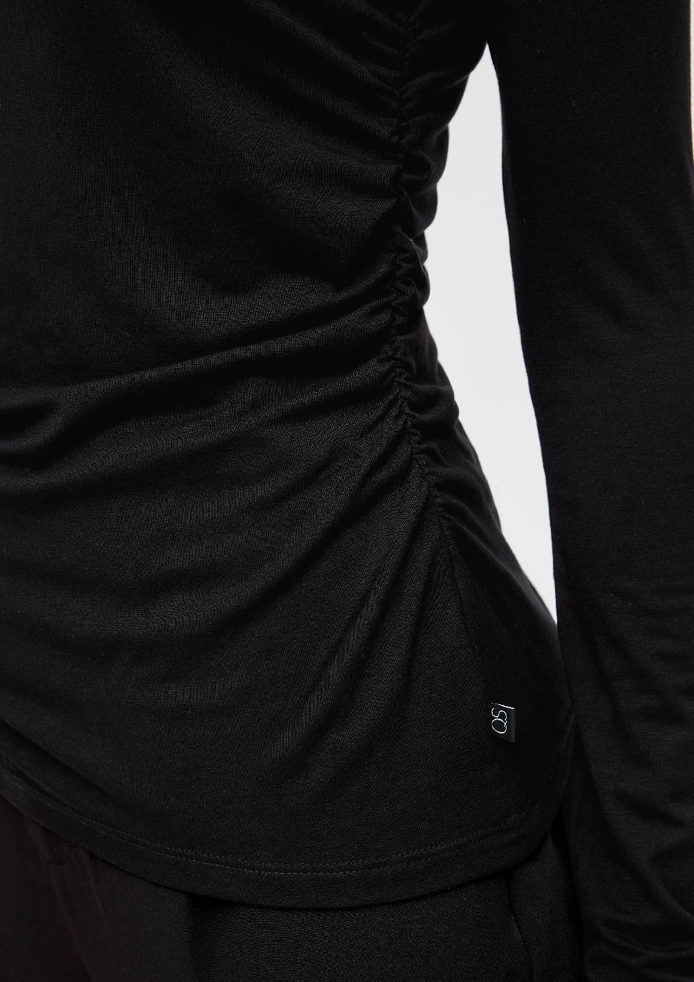 S.Oliver Jerseyshirt Mit Seitlichen Raffungen
