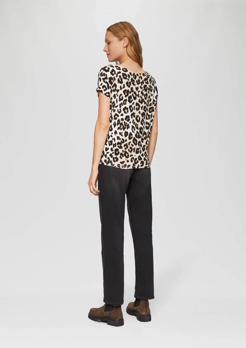 S.Oliver Jerseyshirt Mit überschnittenen Schultern