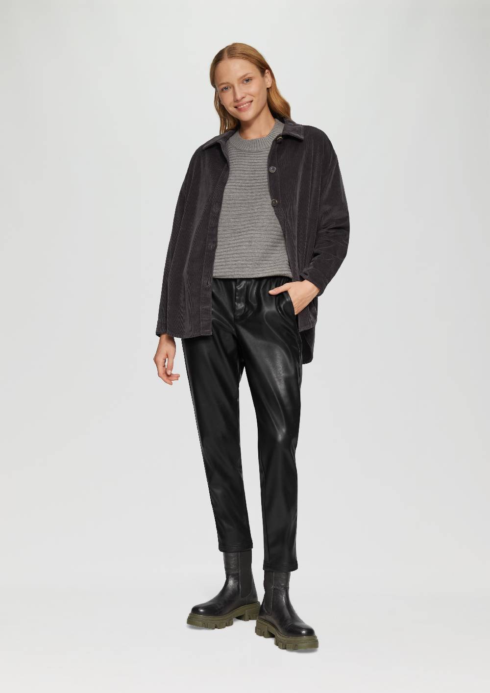 S.Oliver Jogpants Aus Lederimitat