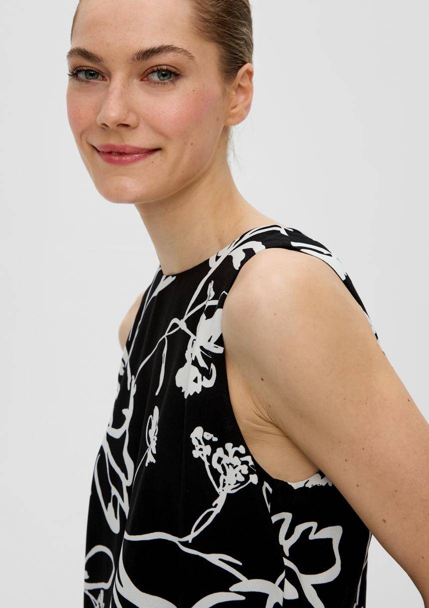 S.Oliver Jumpsuit Aus Crêpe