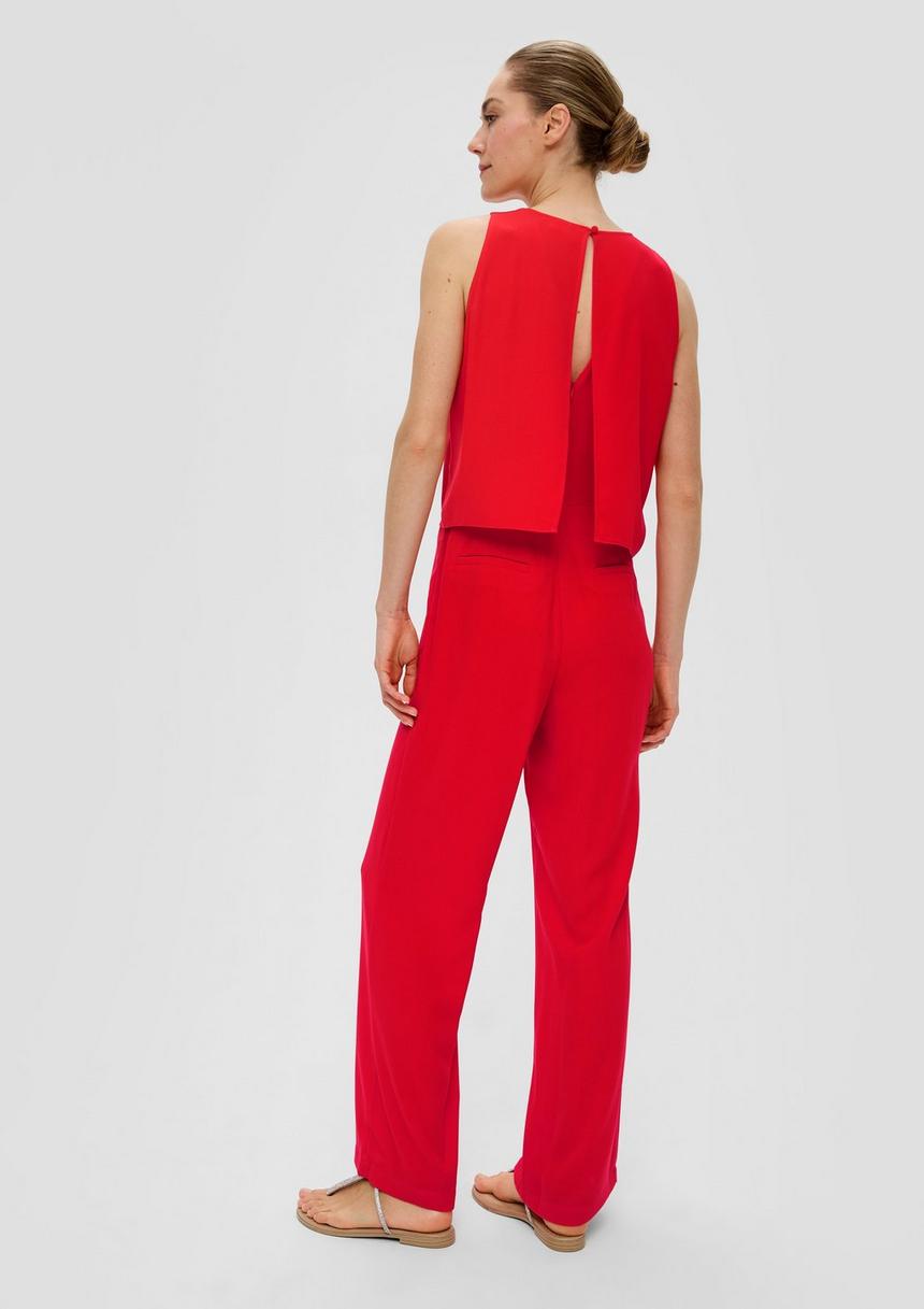 S.Oliver Jumpsuit Aus Crêpe