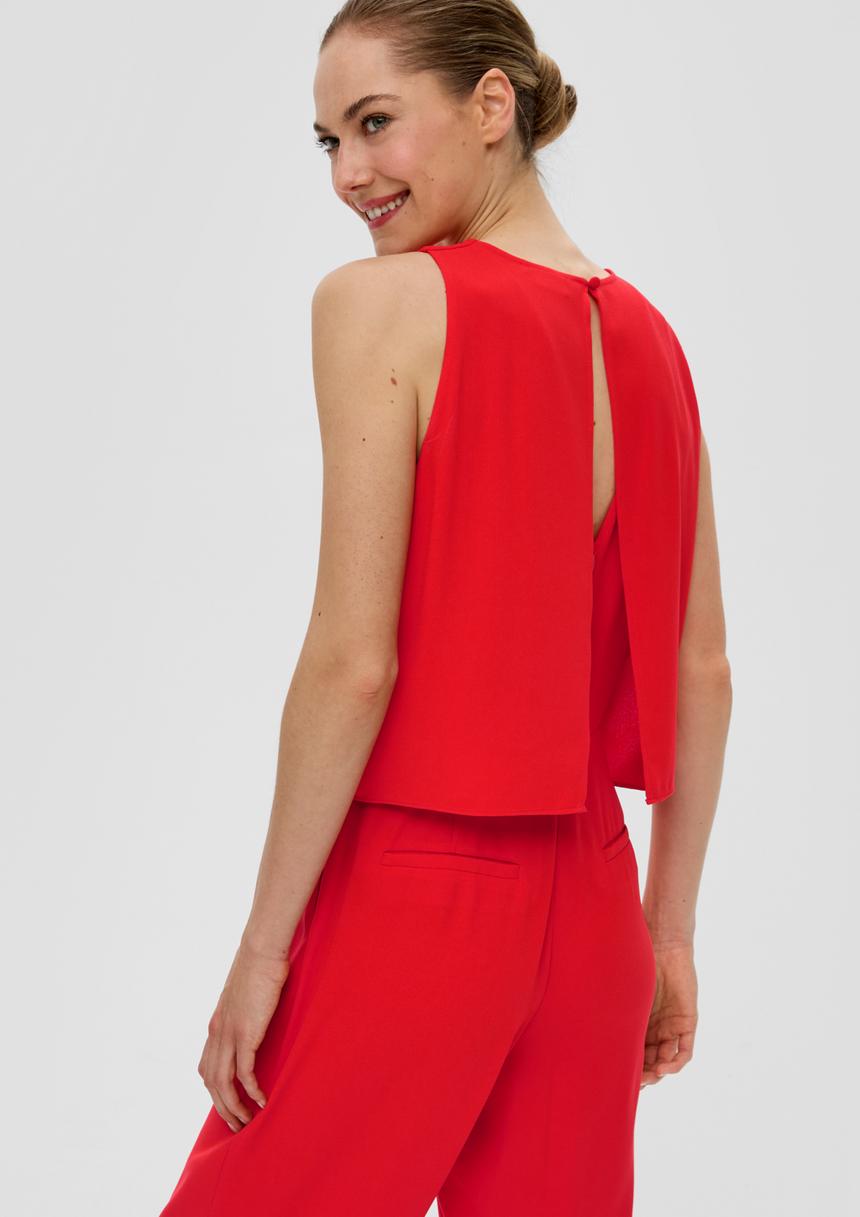 S.Oliver Jumpsuit Aus Crêpe