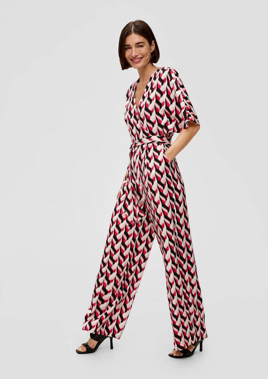 S.Oliver Jumpsuit Mit Bindedetail