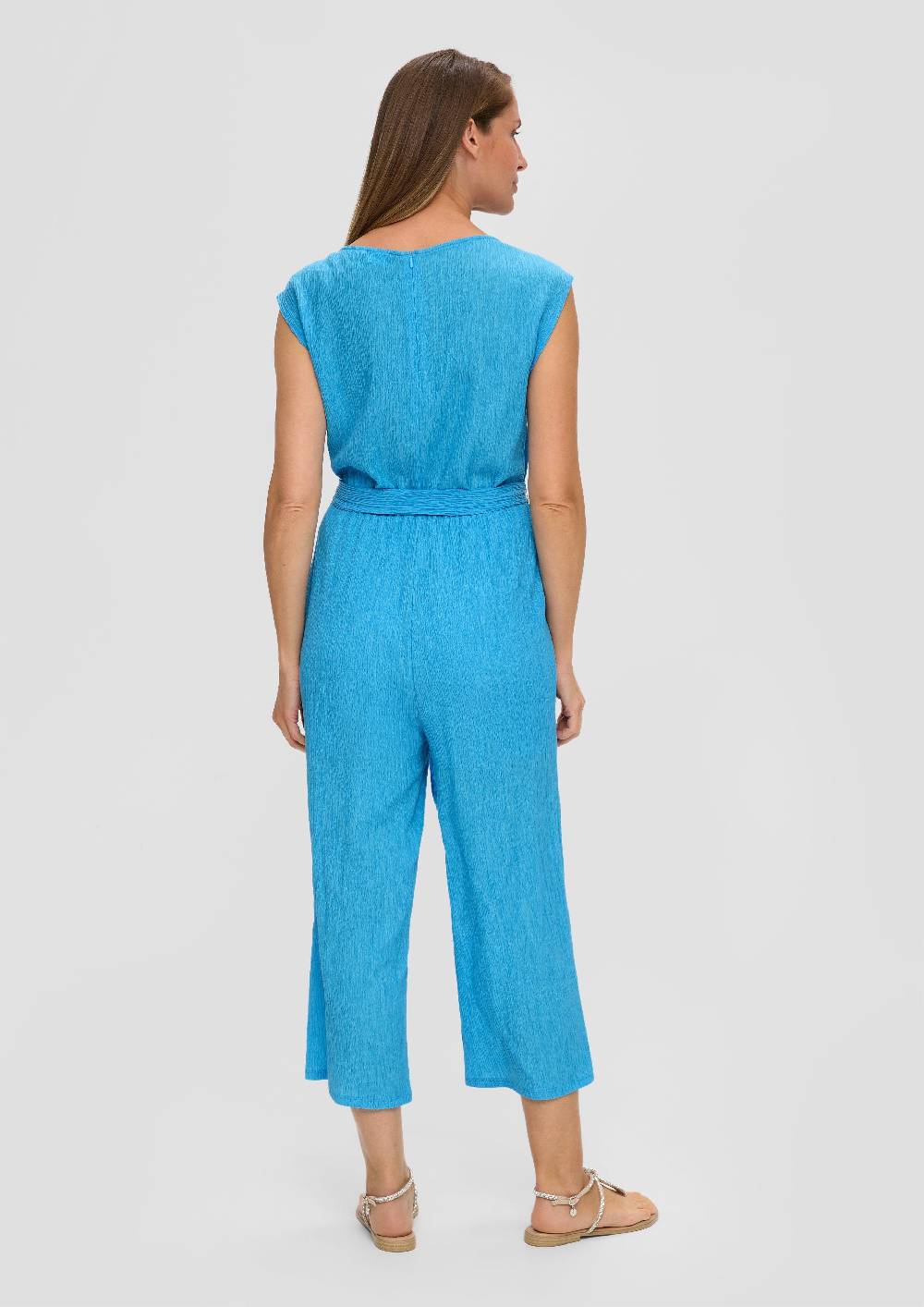 S.Oliver Jumpsuit Mit Wasserfallausschnitt
