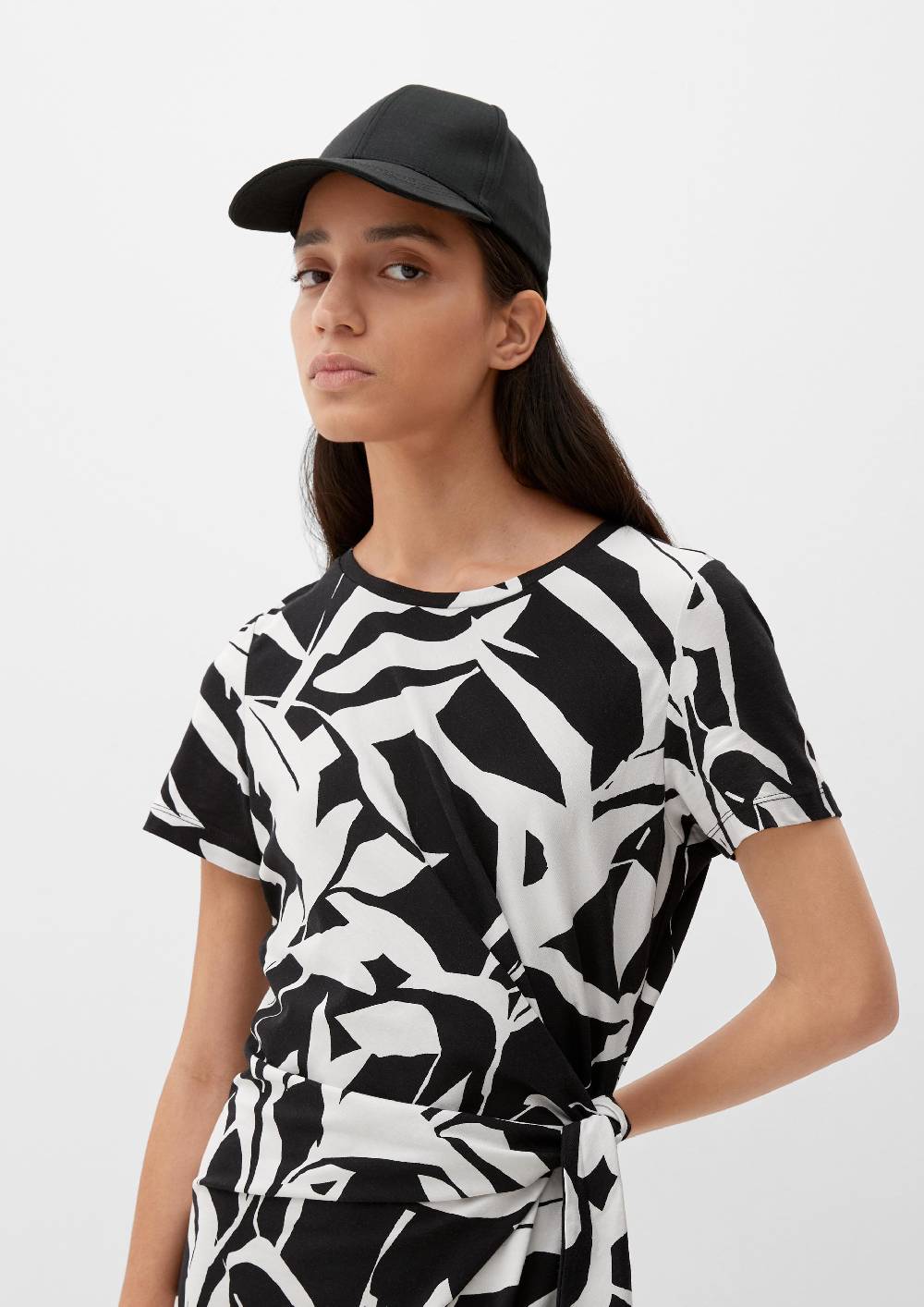 S.Oliver Kappe Aus Leinenmix