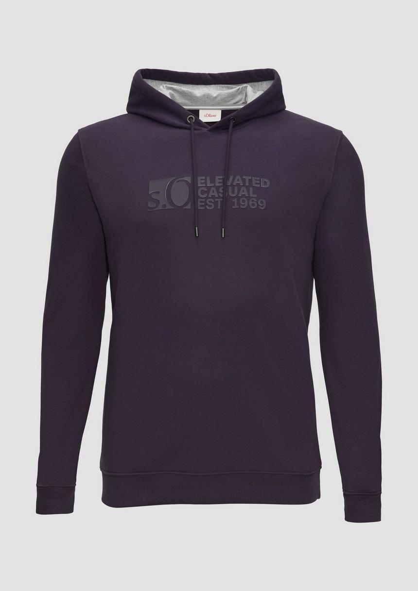 S.Oliver Kapuzen-Sweatshirt Mit Logo-Print