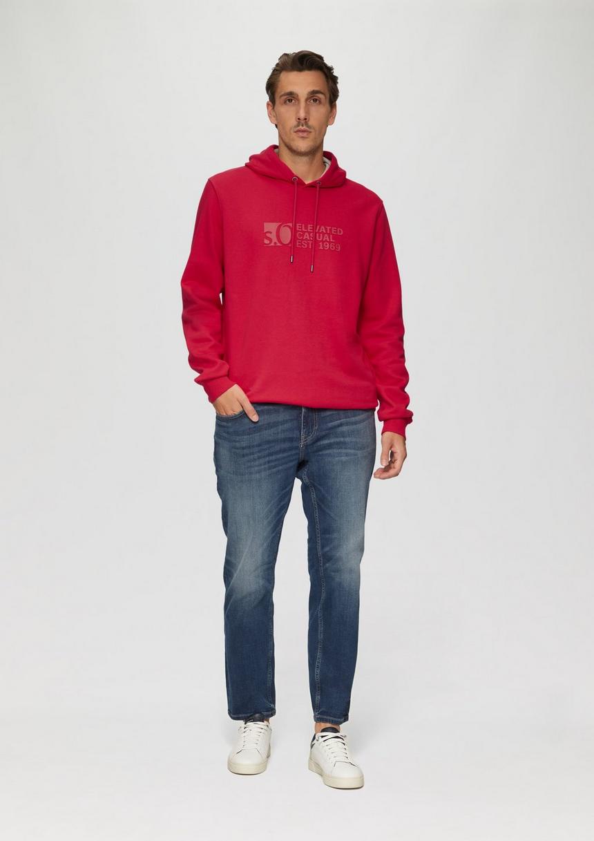 S.Oliver Kapuzen-Sweatshirt Mit Logo-Print