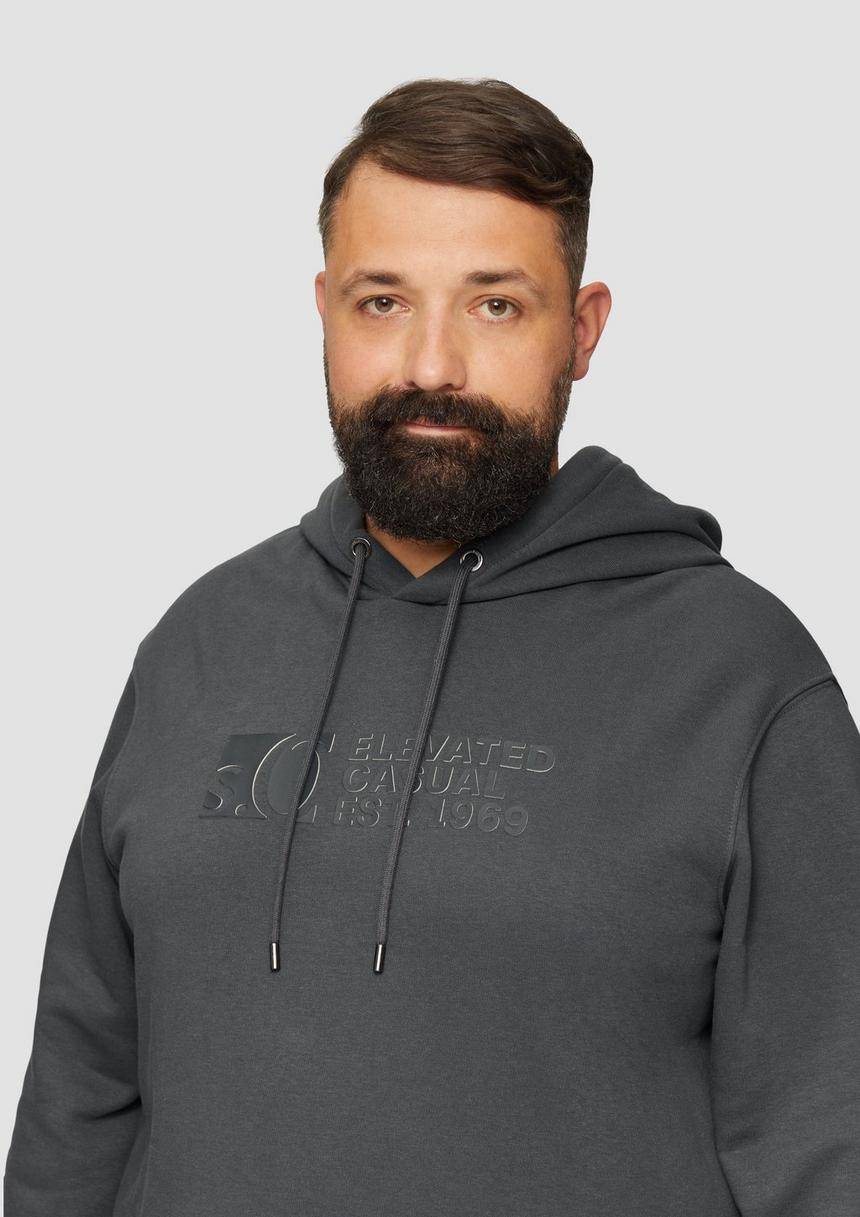 S.Oliver Kapuzen-Sweatshirt Mit Logo-Print