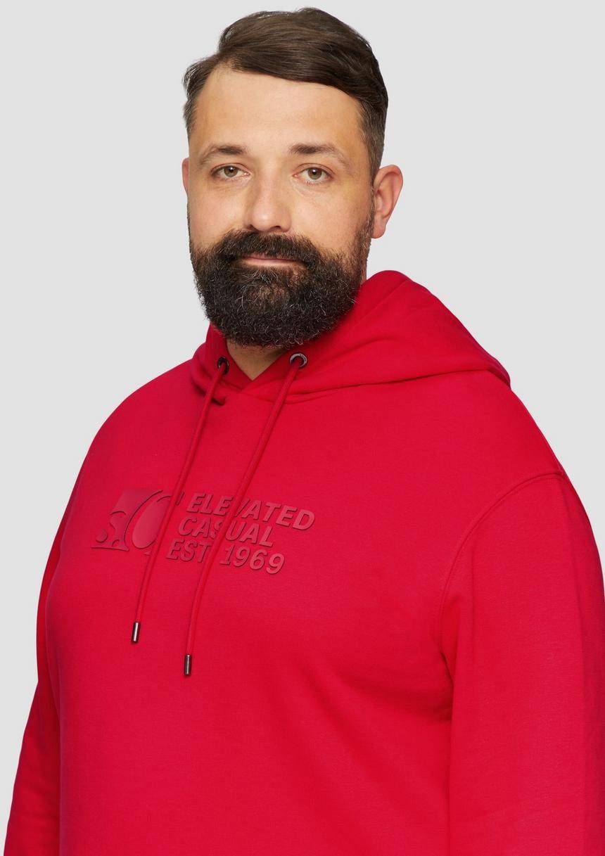S.Oliver Kapuzen-Sweatshirt Mit Logo-Print