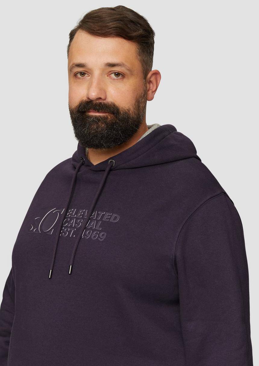 S.Oliver Kapuzen-Sweatshirt Mit Logo-Print