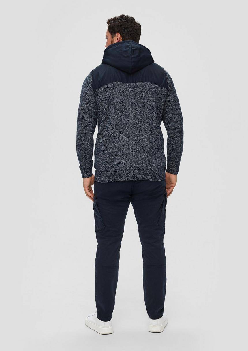 S.Oliver Kapuzenjacke Im Fabricmix