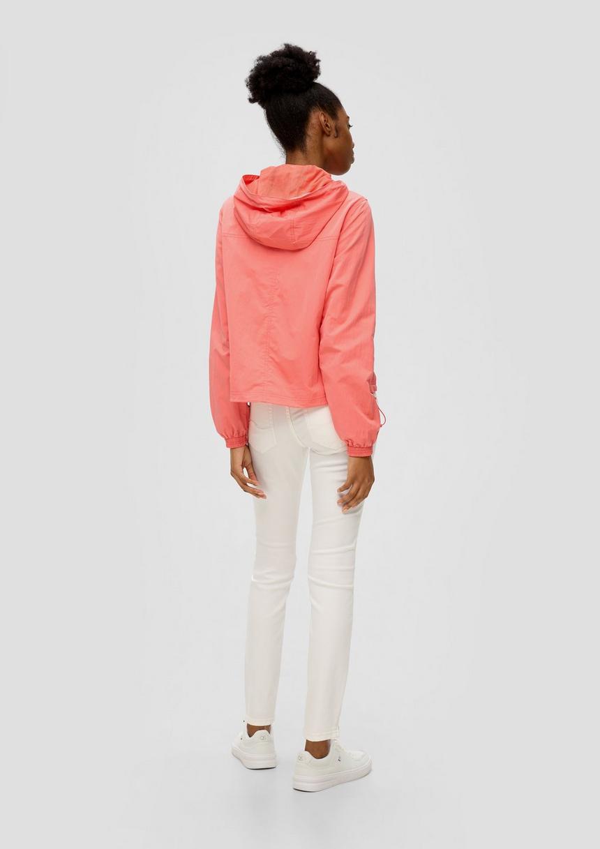 S.Oliver Kapuzenjacke Mit Crinkle-Struktur