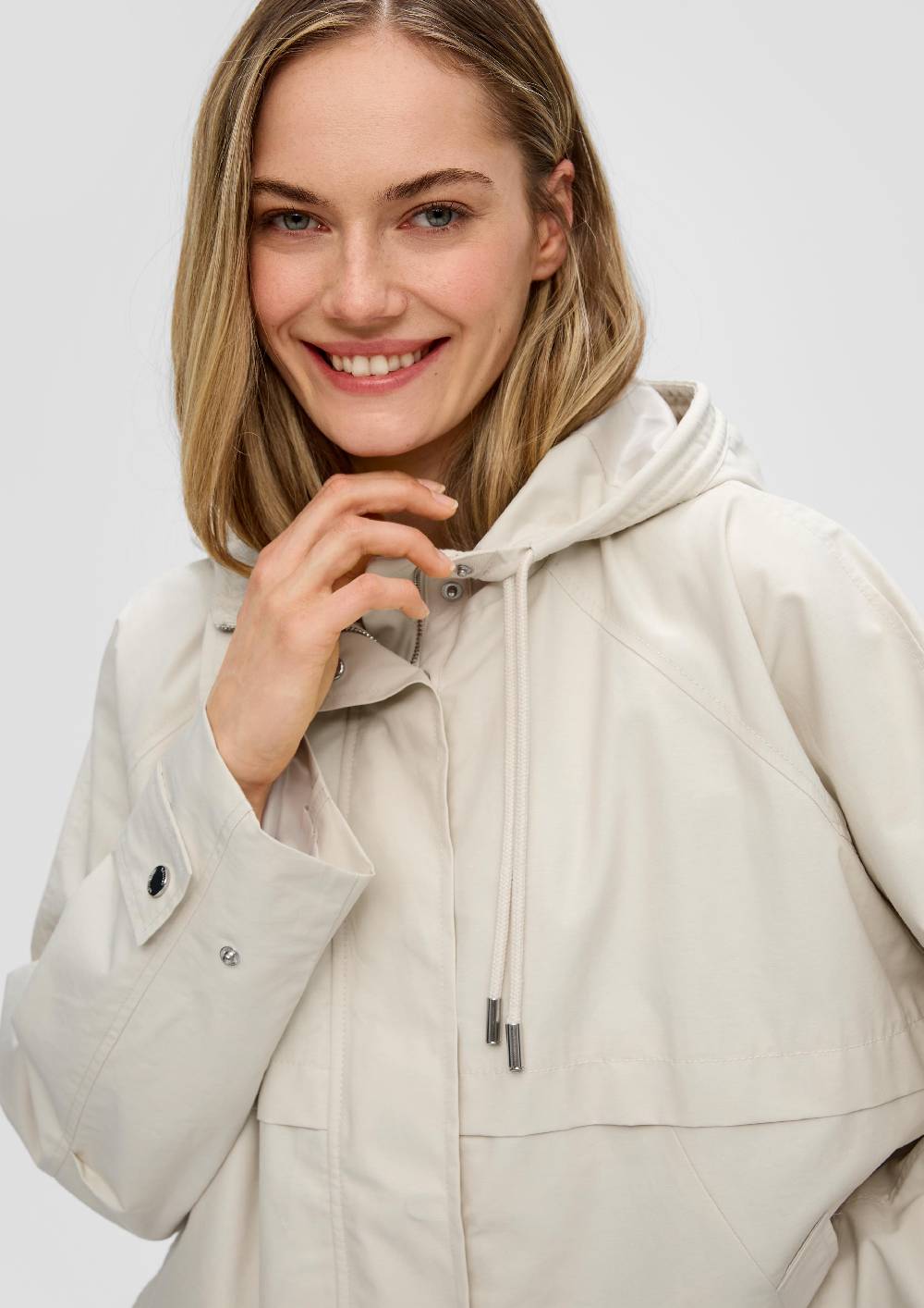 S.Oliver Kapuzenjacke Mit Garment Wash