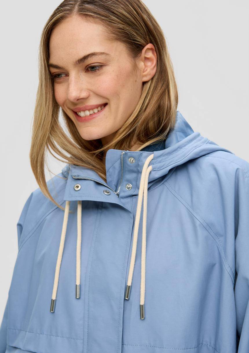 S.Oliver Kapuzenjacke Mit Garment Wash