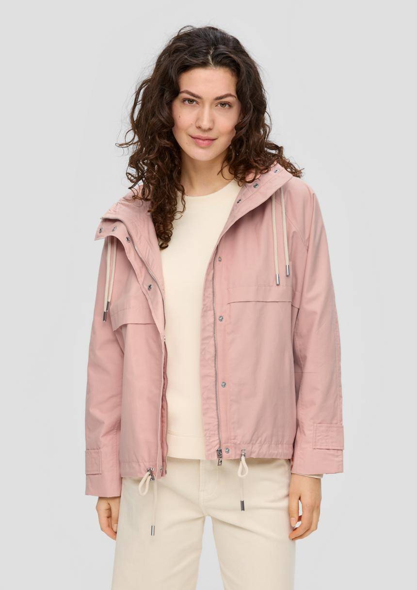 S.Oliver Kapuzenjacke mit Garment Wash