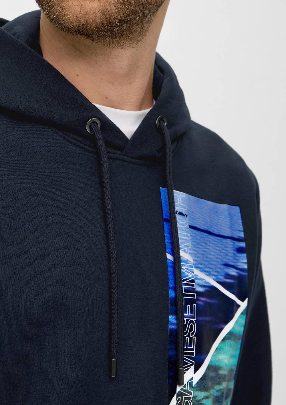 S.Oliver Kapuzensweater Mit Labelprint