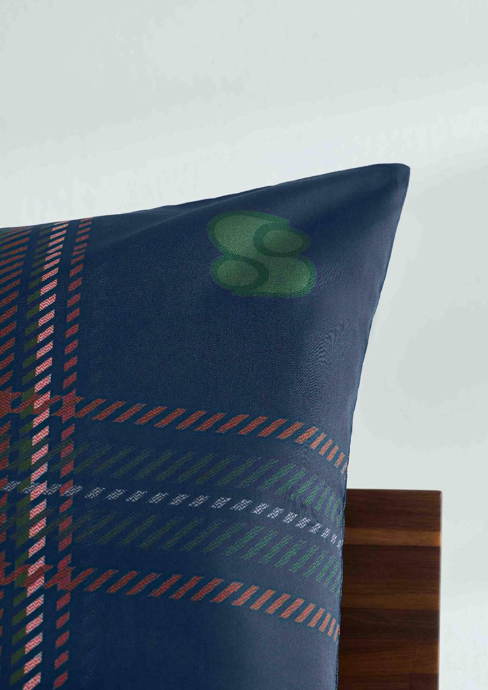 S.Oliver Karierte Bettwäsche Aus Baumwollsatin