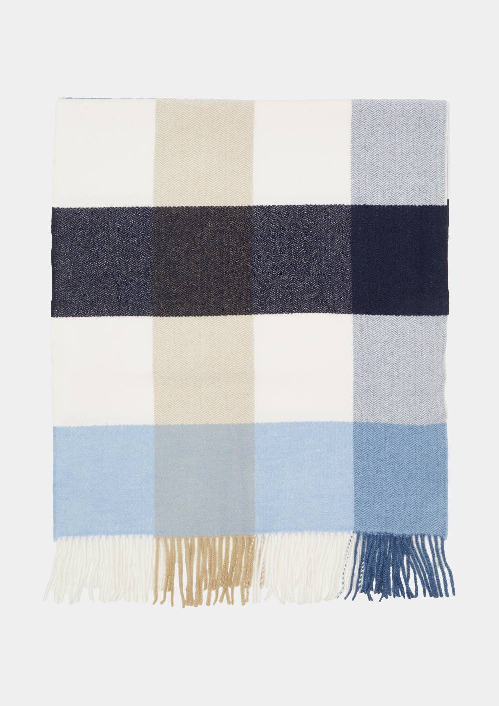 S.Oliver Karierter Schal Mit Fransen