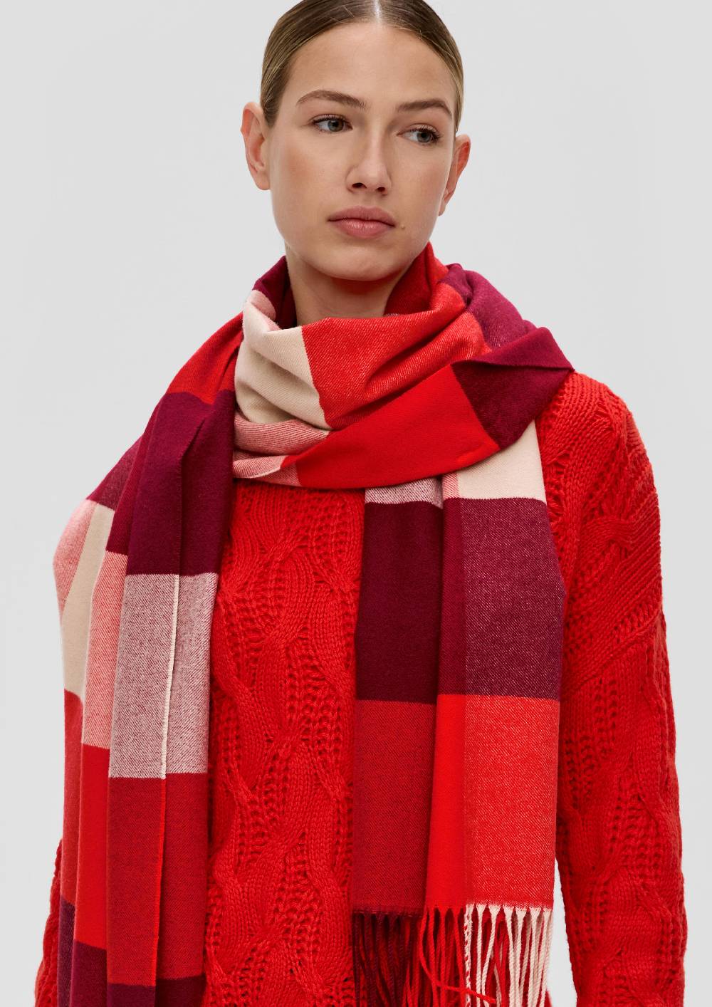 S.Oliver Karierter Tuchschal