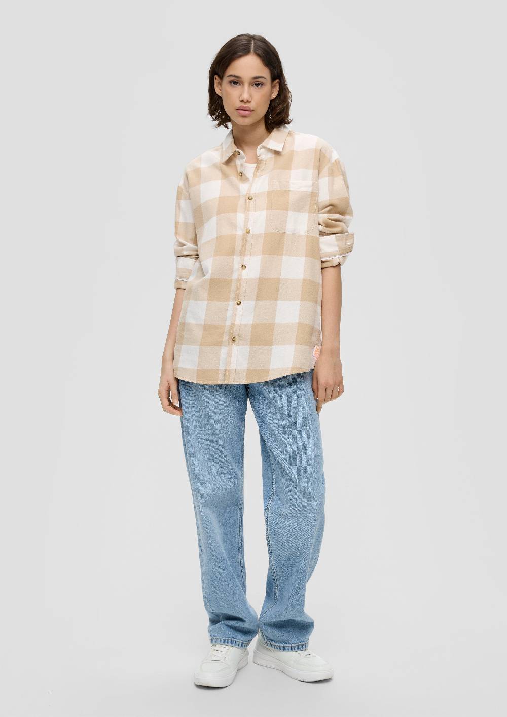 S.Oliver Kariertes Hemd Aus Baumwolle