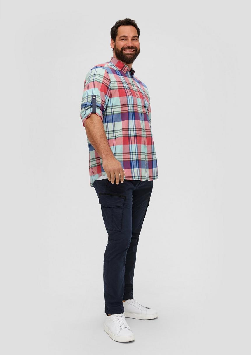 S.Oliver Kariertes Hemd Im Slim Fit