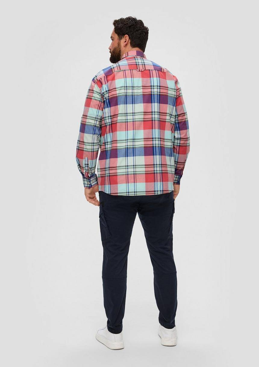 S.Oliver Kariertes Hemd Im Slim Fit
