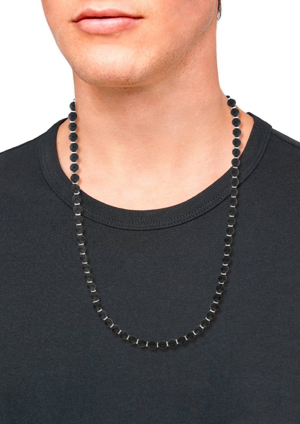 S.Oliver Kette Mit Achatstein-Elementen
