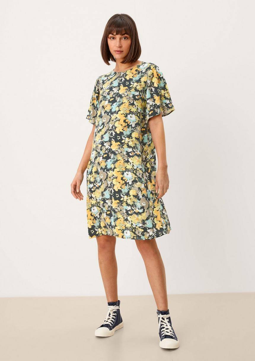 S.Oliver Kleid Mit Alloverprint