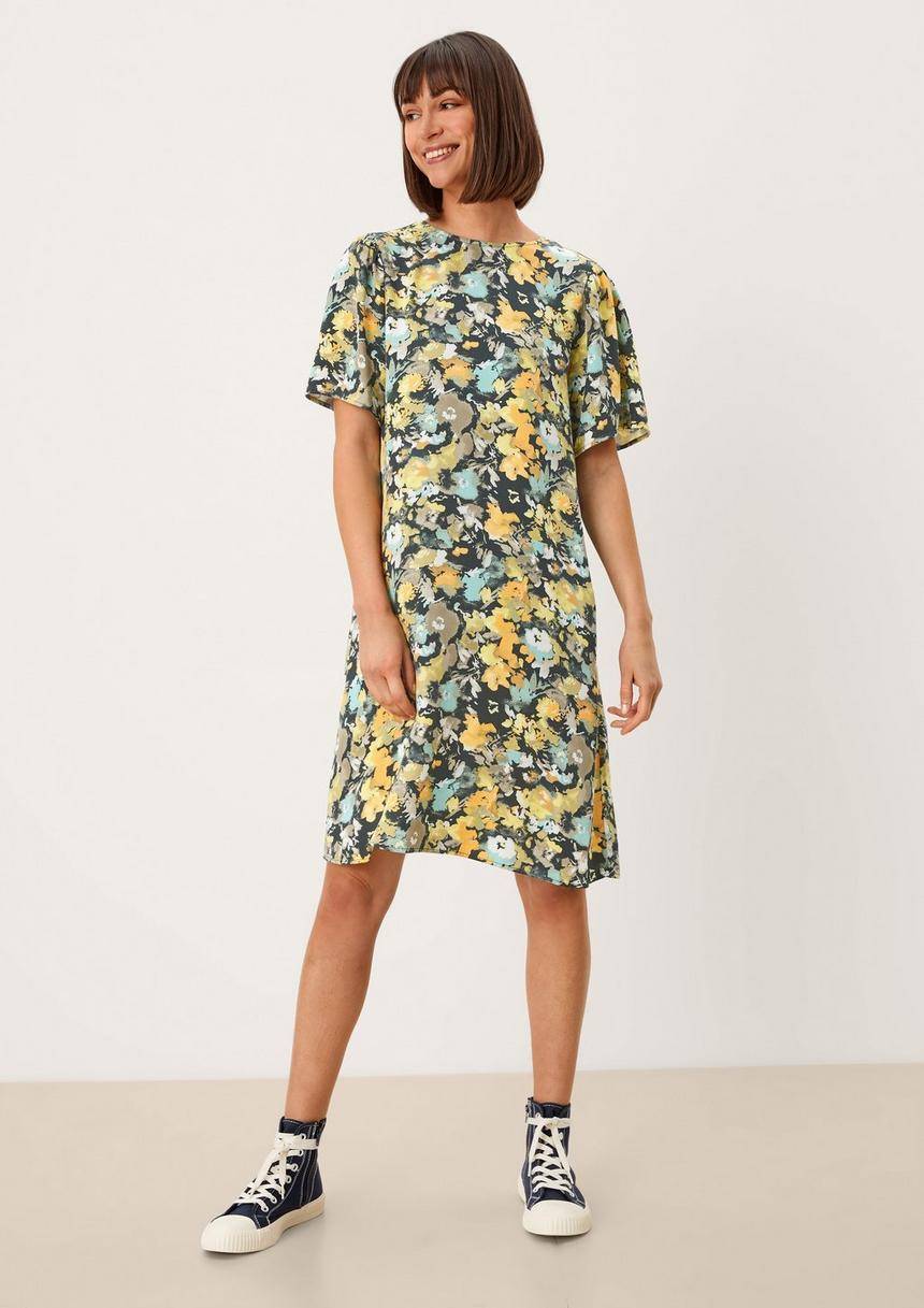 S.Oliver Kleid mit Alloverprint