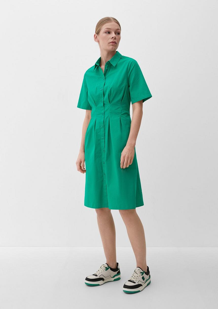 S.Oliver Kleid Mit Kellerfalten