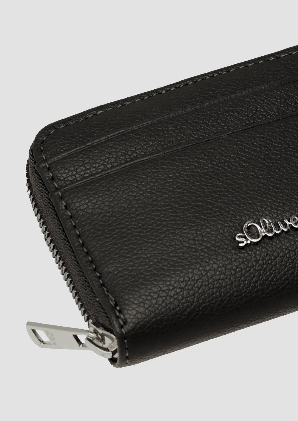 S.Oliver Kleines Portemonnaie Mit Reißverschluss