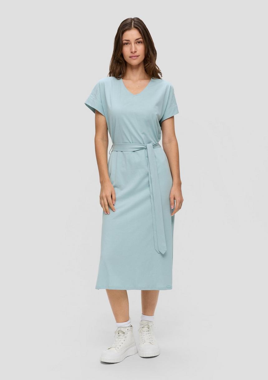 S.Oliver Kurzarm-Kleid Aus Jersey