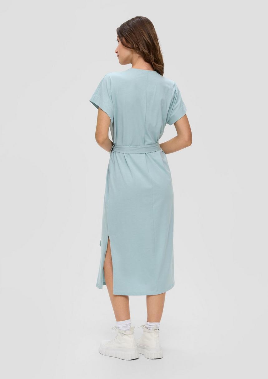S.Oliver Kurzarm-Kleid Aus Jersey