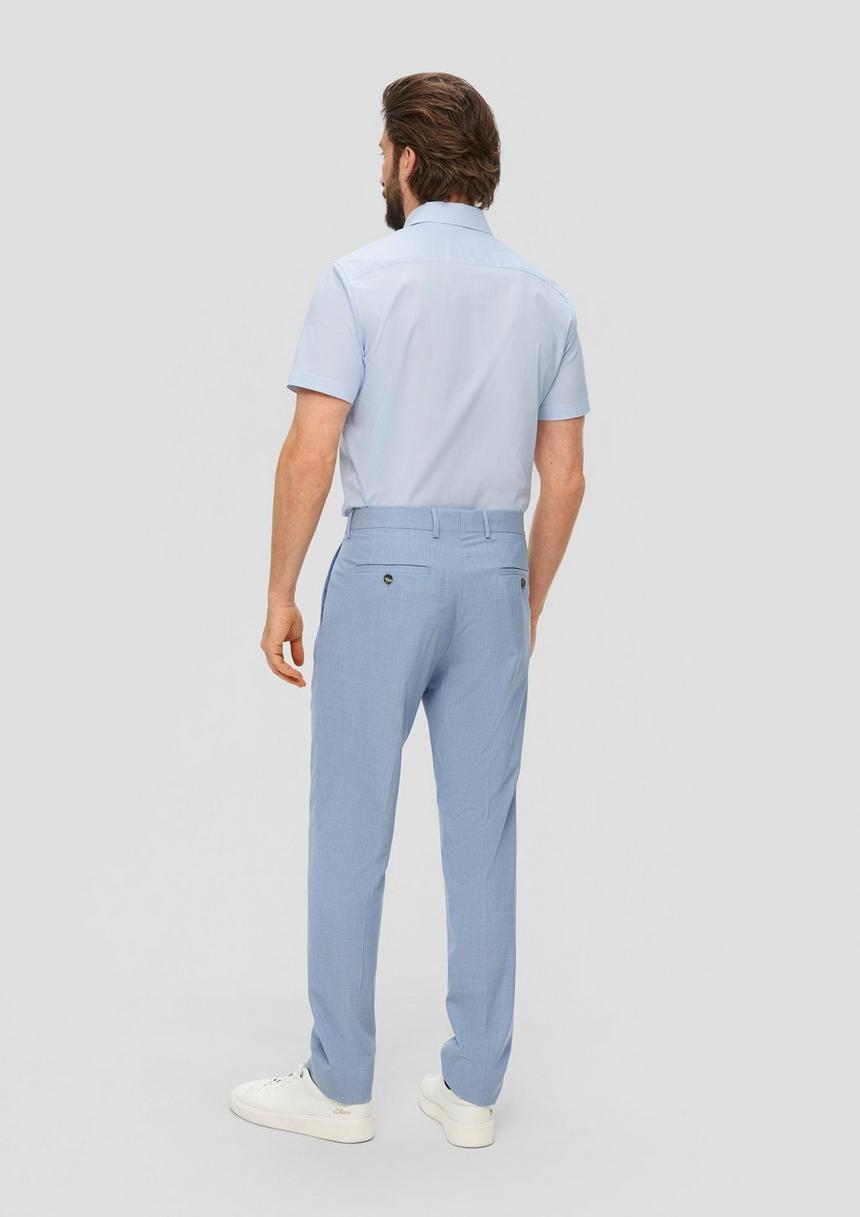 S.Oliver Kurzarmhemd Aus Baumwollstretch