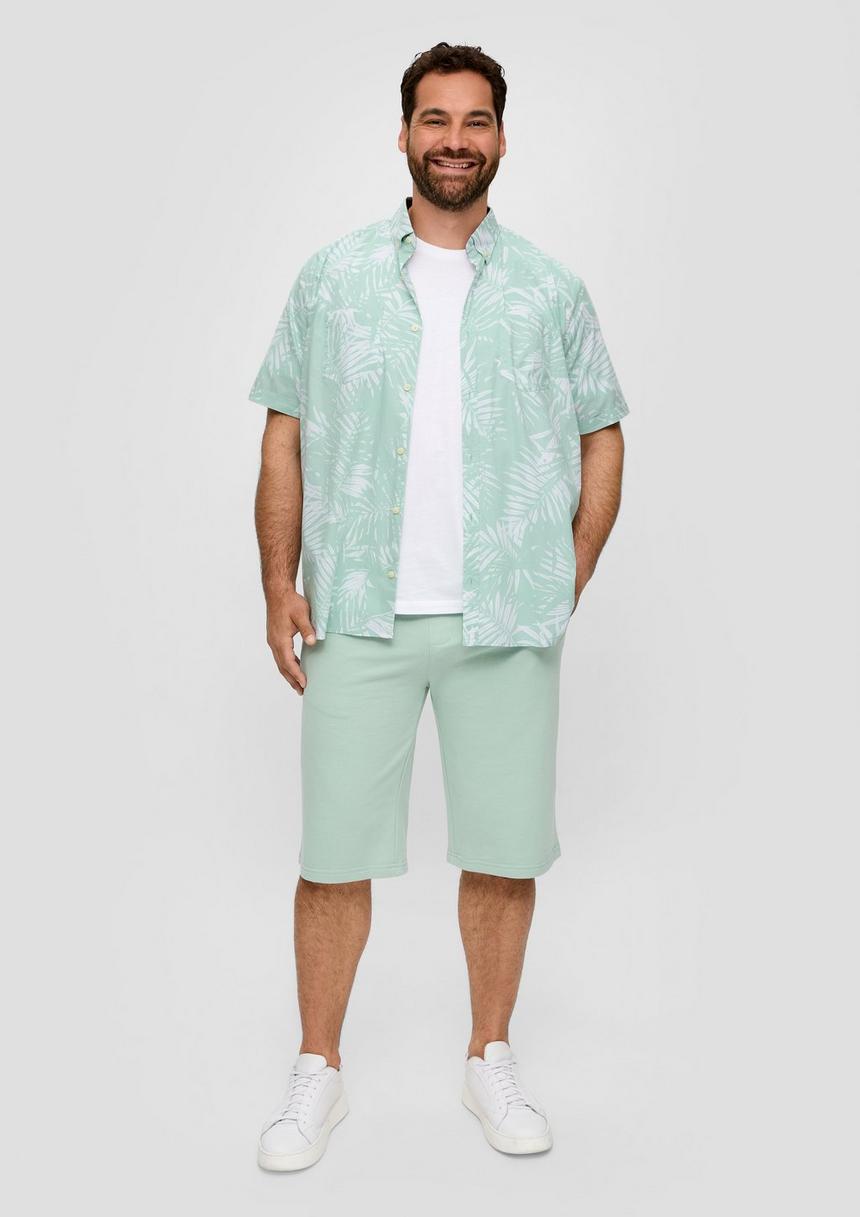 S.Oliver Kurzarmhemd Im Slim-Fit