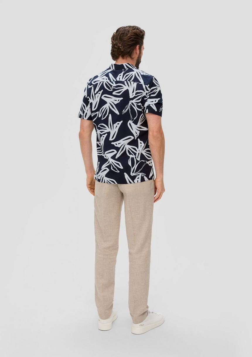 S.Oliver Kurzarmhemd Mit All-over-Print