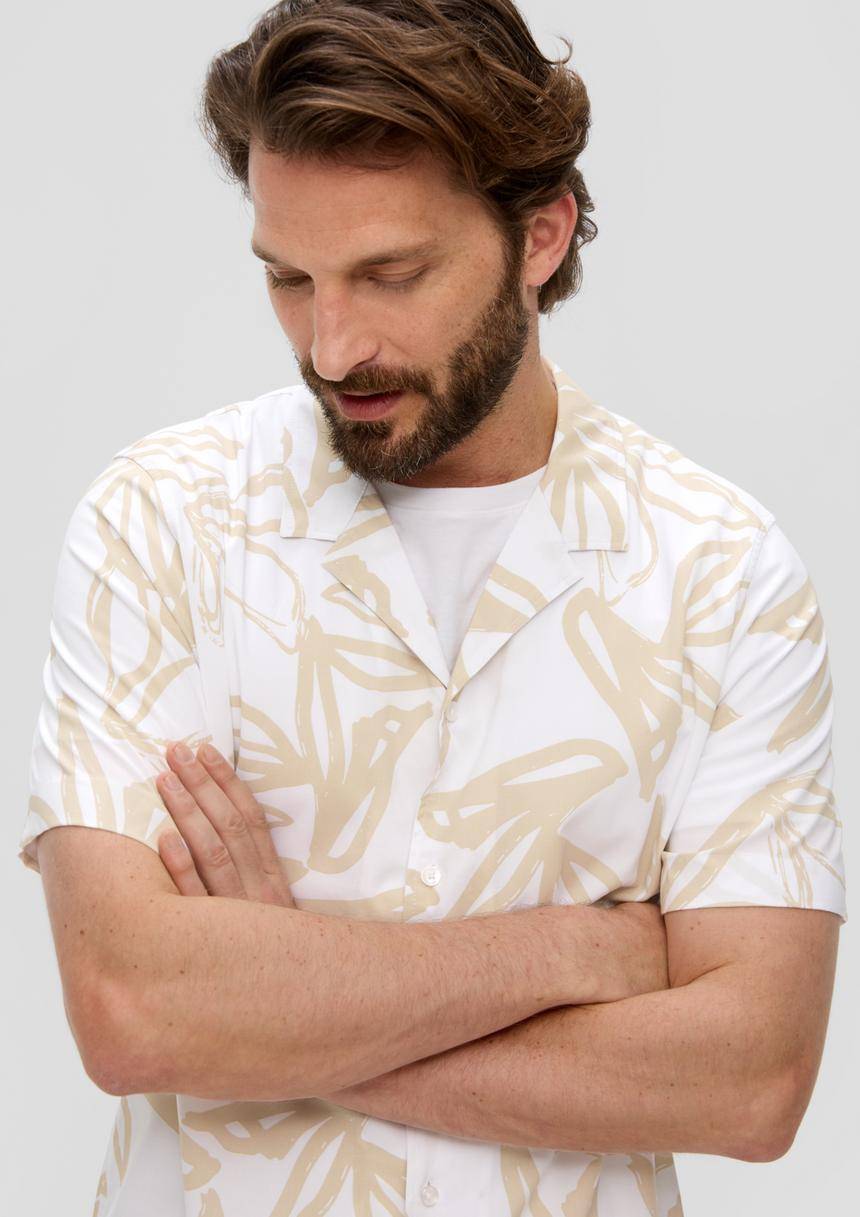S.Oliver Kurzarmhemd Mit All-over-Print
