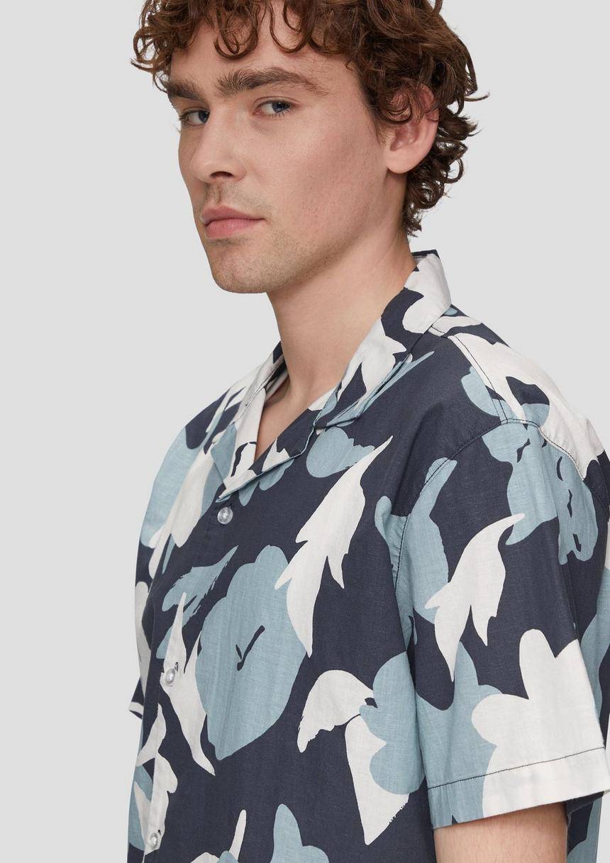 S.Oliver Kurzarmhemd Mit All-over-Print