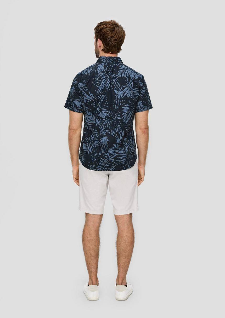 S.Oliver Kurzarmhemd Mit Button-Down-Kragen