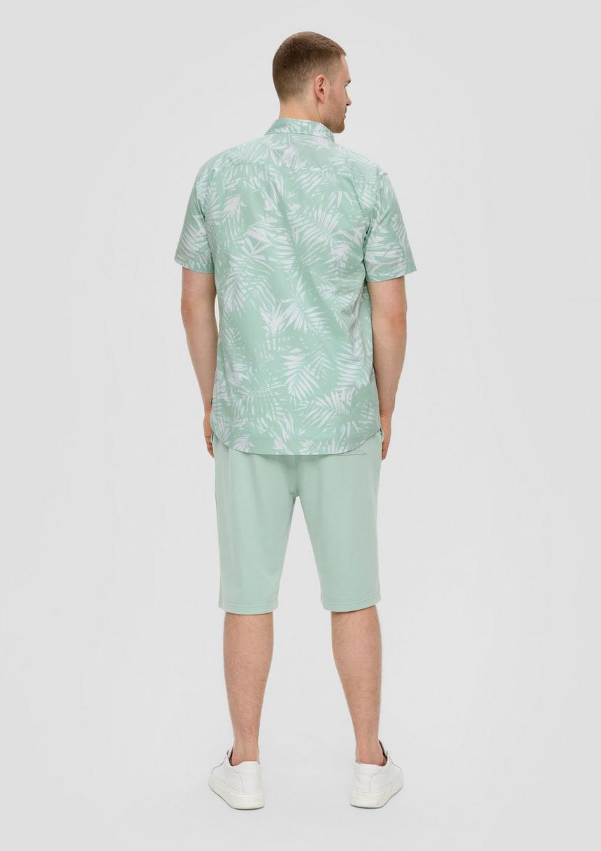 S.Oliver Kurzarmhemd Mit Button-Down-Kragen