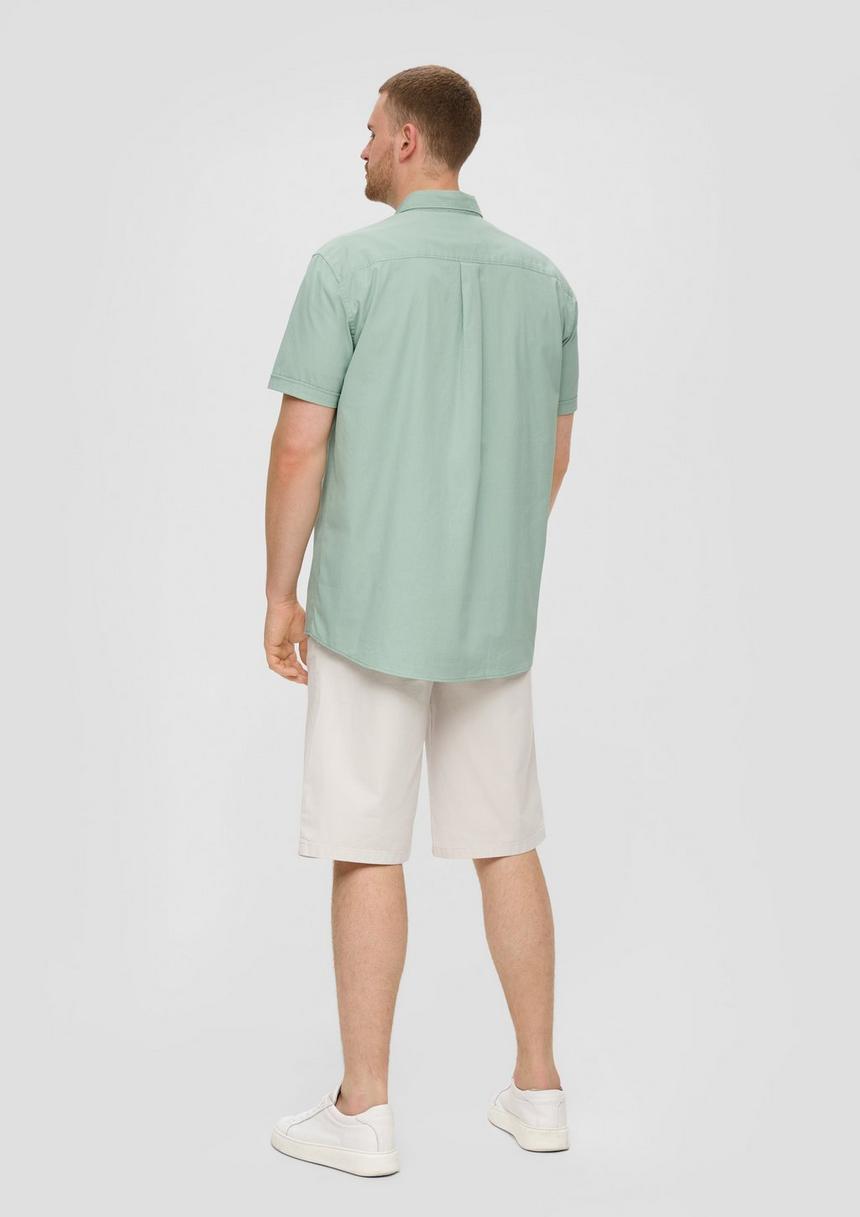 S.Oliver Kurzarmhemd Mit Button-Down-Kragen