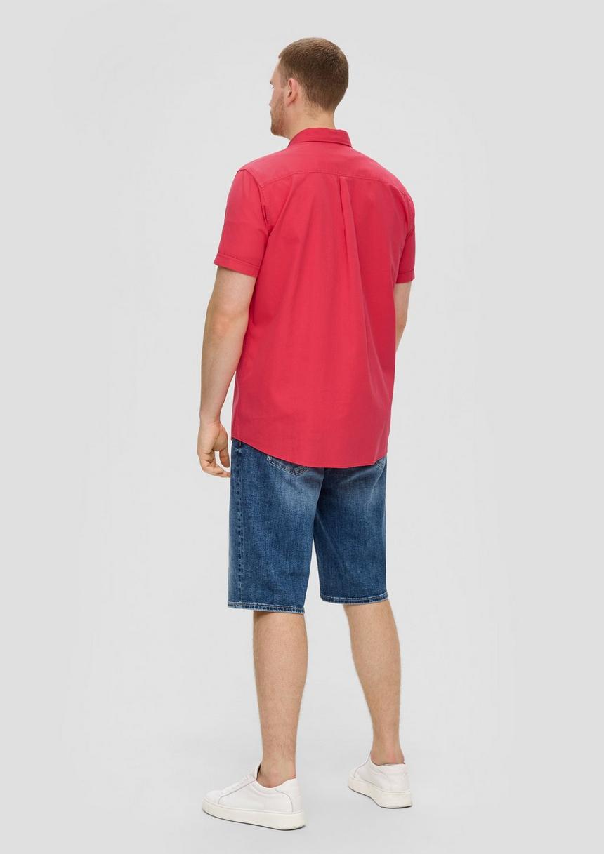 S.Oliver Kurzarmhemd Mit Button-Down-Kragen