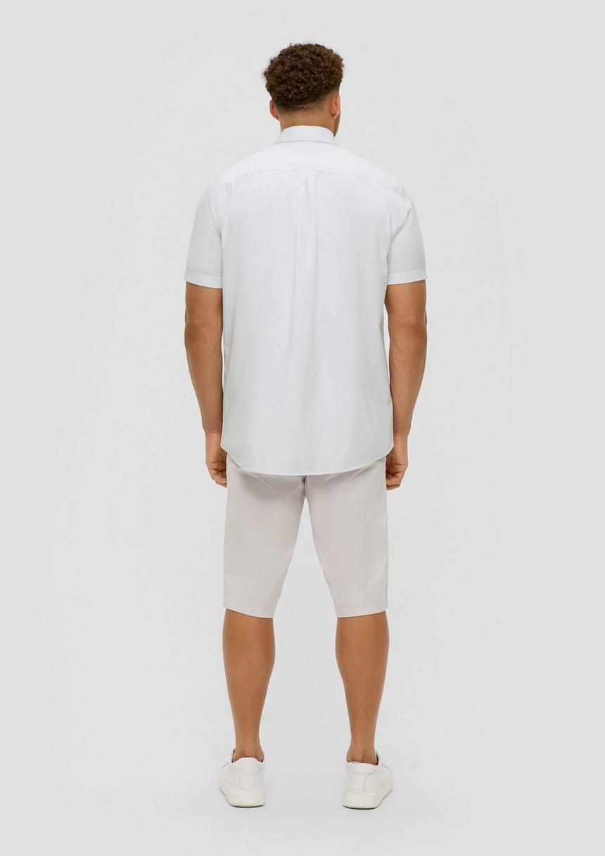 S.Oliver Kurzarmhemd Mit Button-Down-Kragen