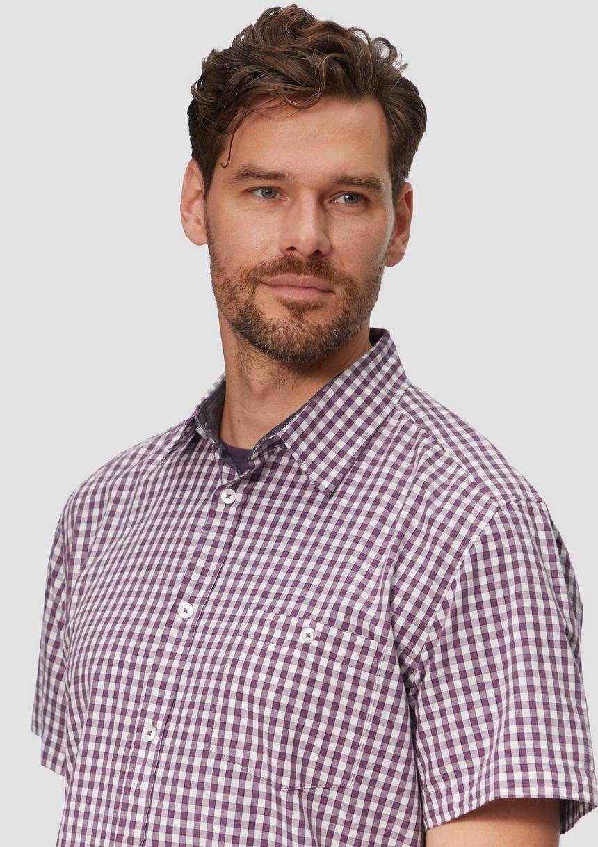 S.Oliver Kurzarmhemd Mit Kentkragen